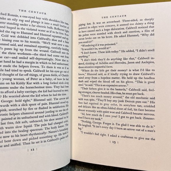 John Updike / The Centaur 1st Edition 1963 Book W/ Dust Jacket First Edition!! - Picture 4 of 4